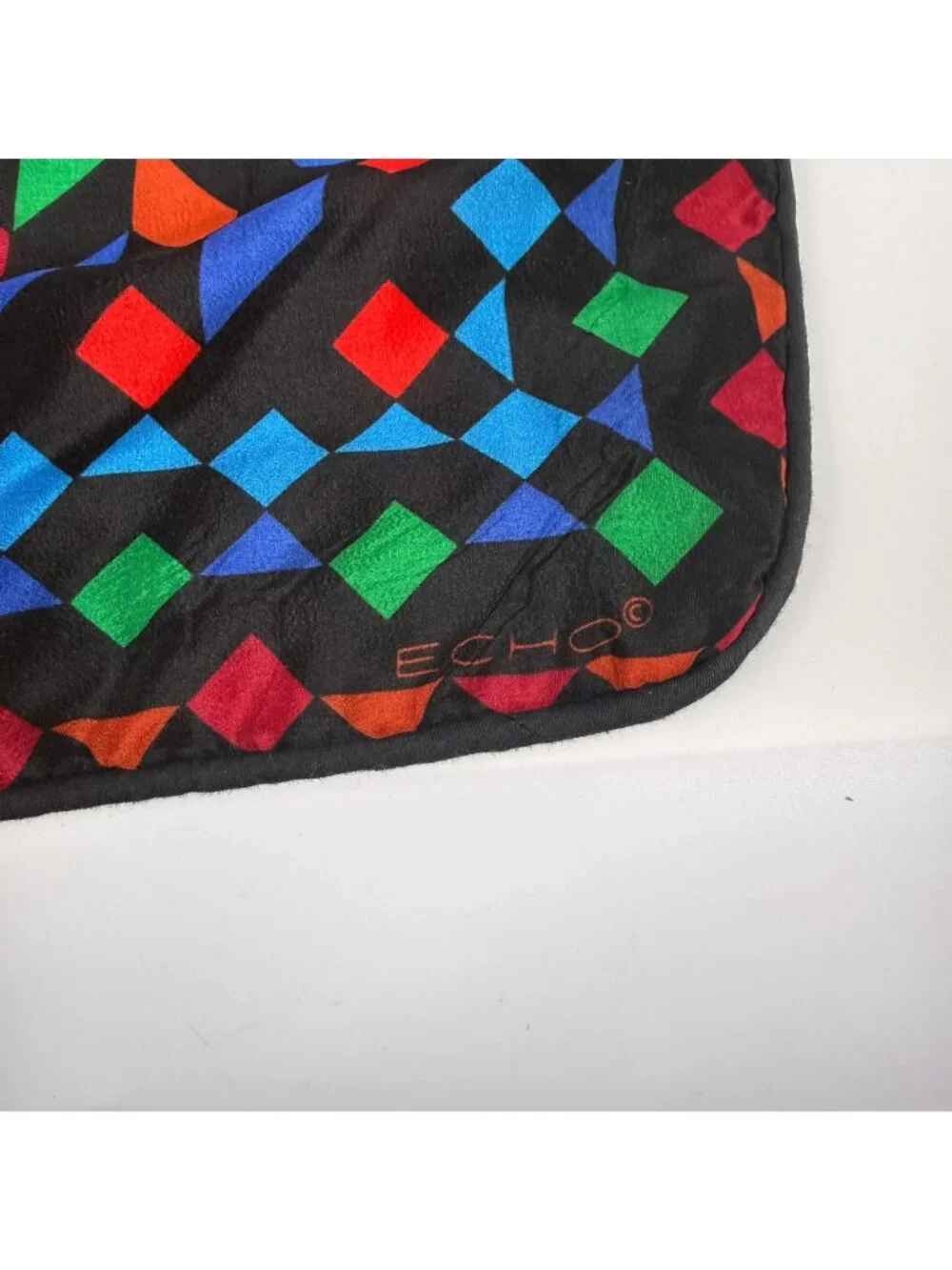 Acapillow Santa Monica Silk Echo Scarf Geometric Square Pillow Case 26 x 26